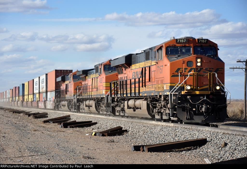 Eastbound stack train